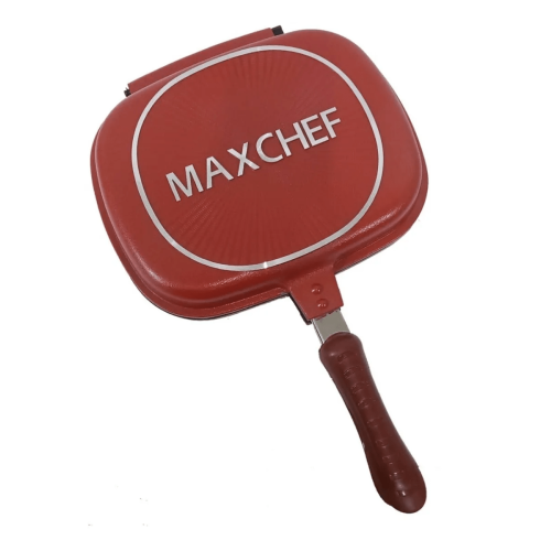 Panela Frigideira Dupla Max Chef Antiaderente Multiuso