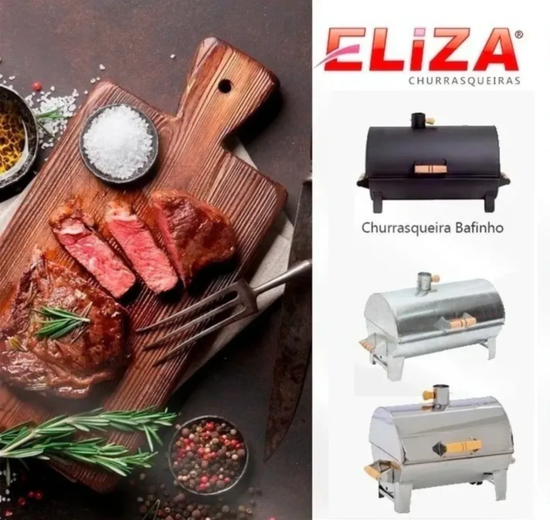 Churrasqueira Para Barco Bafinho Inox 40x25 