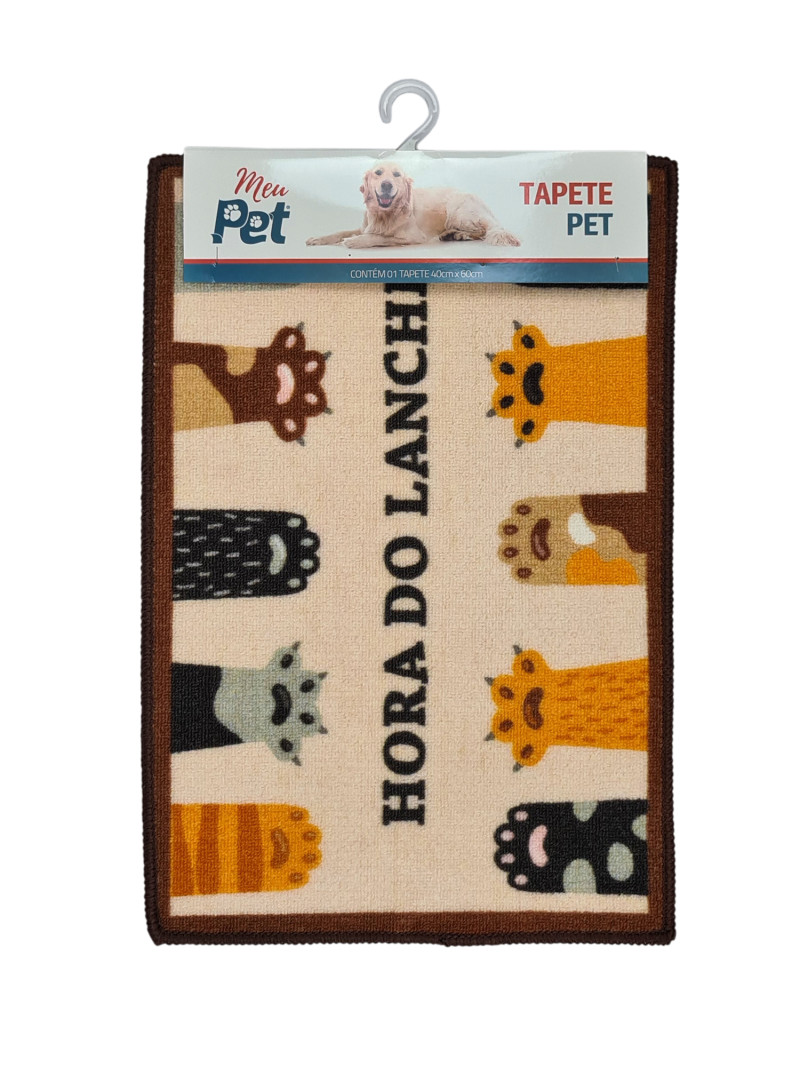 Tapete Capacho Tema Pet's Durável Confortável Antiderrapante - Sortidos