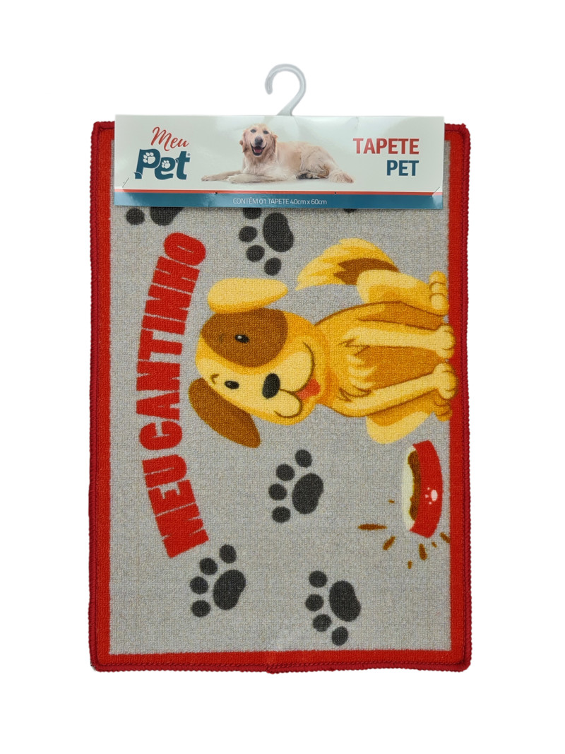 Tapete Capacho Tema Pet's Durável Confortável Antiderrapante - Sortidos
