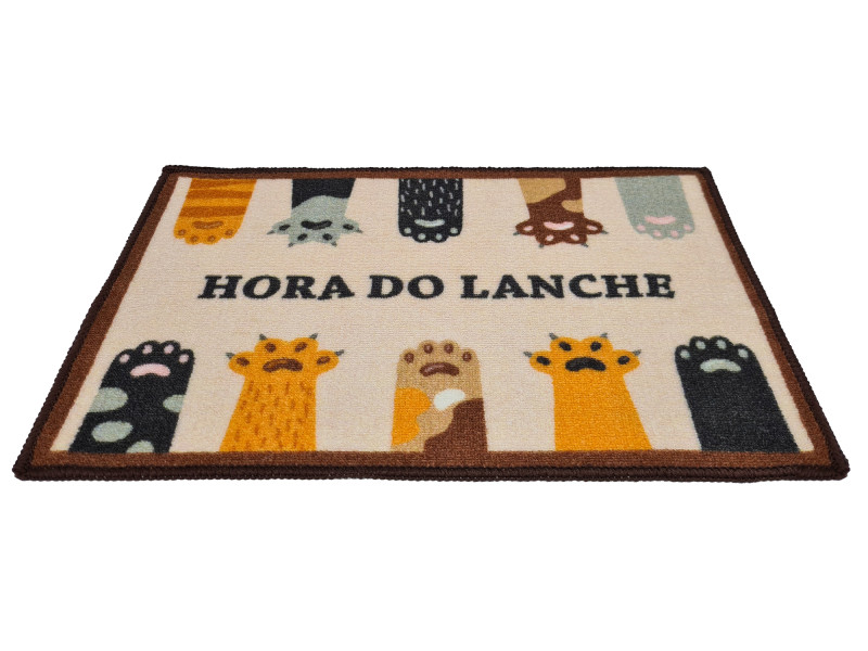 Tapete Capacho Tema Pet's Durável Confortável Antiderrapante - Sortidos