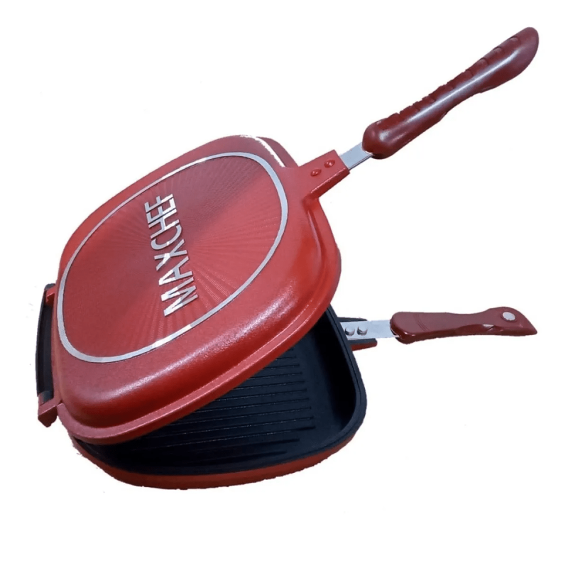 Panela Frigideira Dupla Max Chef Antiaderente Multiuso