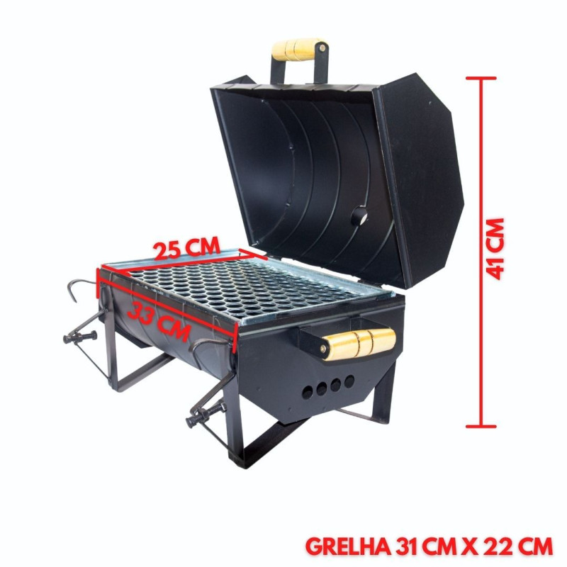 Churrasqueira Pesca Para Barco E Mesa Suporte Para Barco