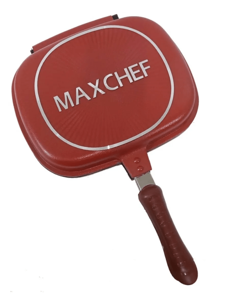 Panela Frigideira Dupla Max Chef Antiaderente Multiuso