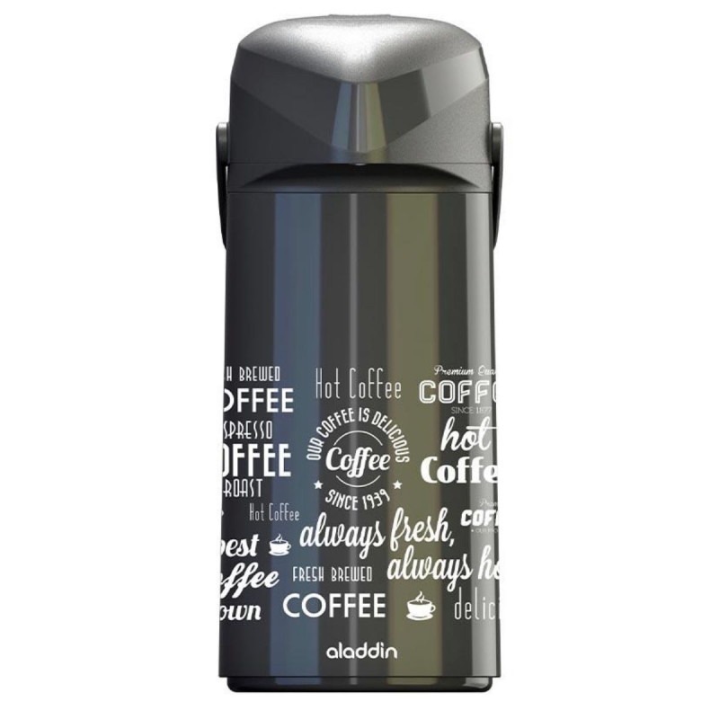 Garrafa Termica Aladdin 1,8l Original - Letras-Preto