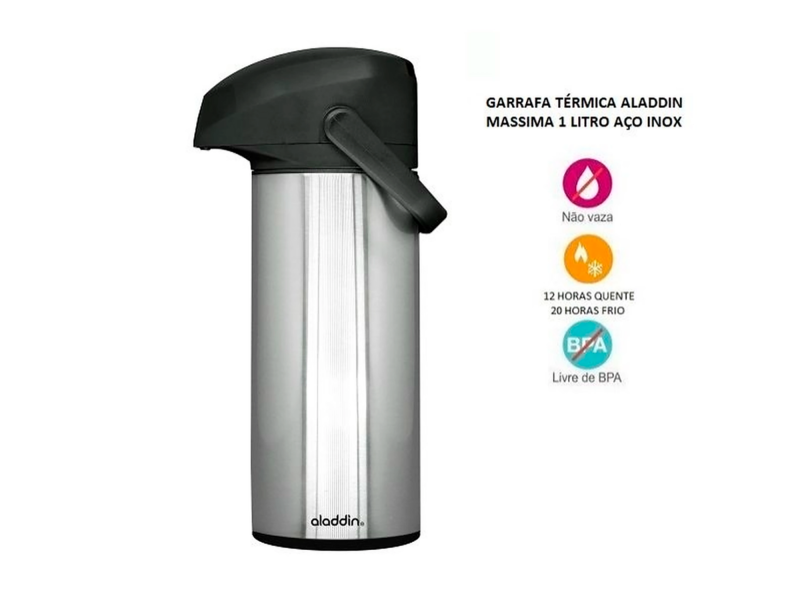 Garrafa Térmica Inox Aladdin 500 Ml Original 