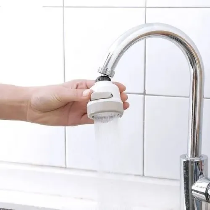 Bico Torneira Adaptável Rotativo 3 Modos, Móvel Acqua360 Top