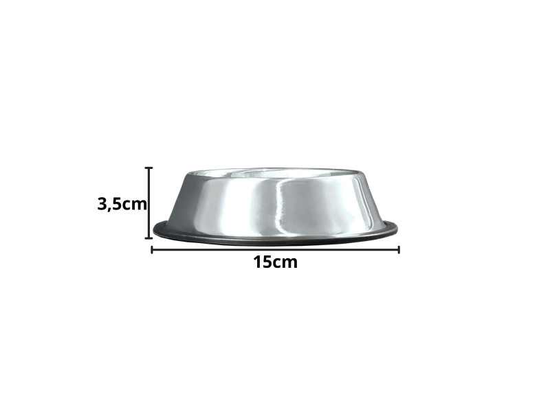 Comedouro Inox Cachorro Gato Antioxidante Saudável Bebedouro