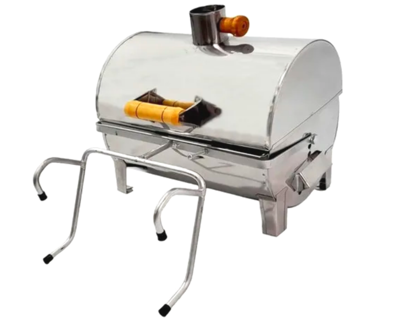 Churrasqueira Eliza Inox Bafinho 30x20 Para Pesca.