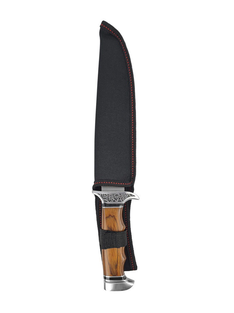 Faca Artesanal INOX 19cm Cabo em madeira K313A 