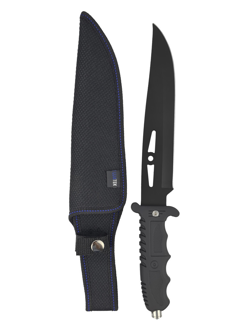 Faca Artesanal Preta INOX 34cm  