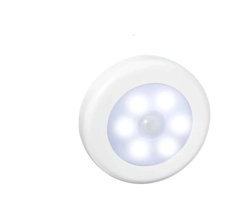 Luminárias Led Interior Sensor De Presença Pilha Sem Fio 2un