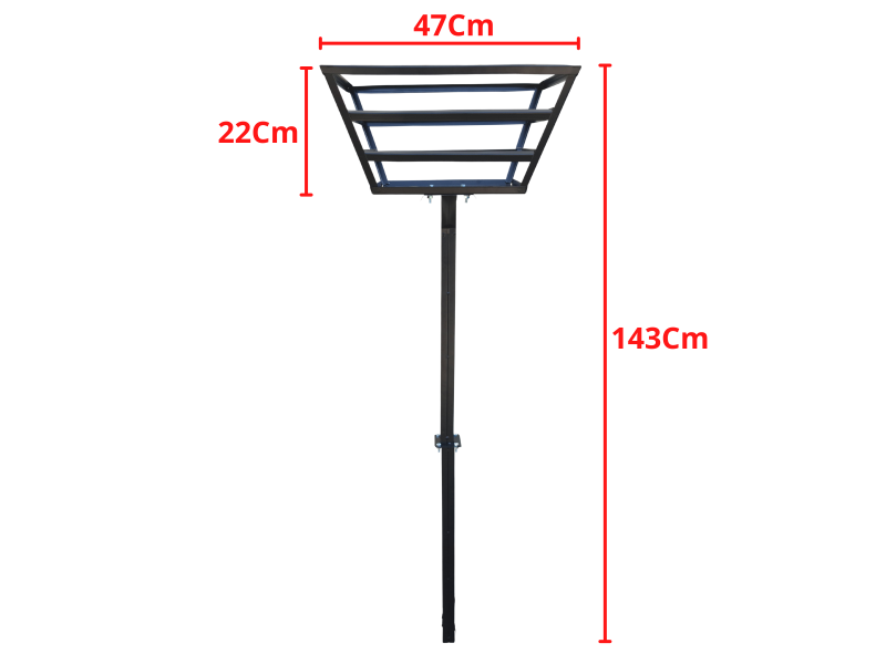 Lixeira para Calçada/Rua anti-ferrugem