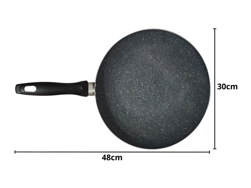 Panela Frigideira Wok 30cm com tampa 