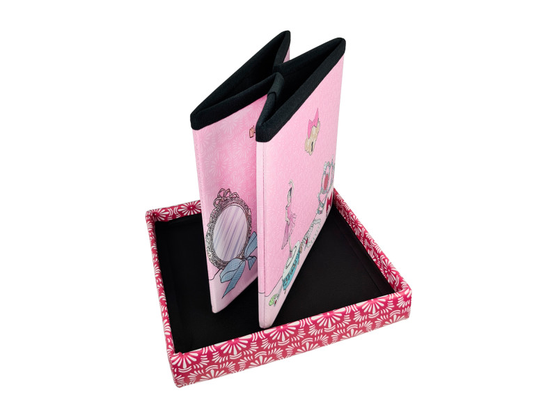 Puff Box Estampado Prático Guardar Brinquedos