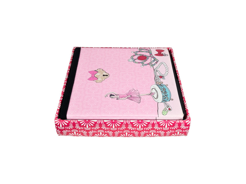 Puff Box Estampado Prático Guardar Brinquedos