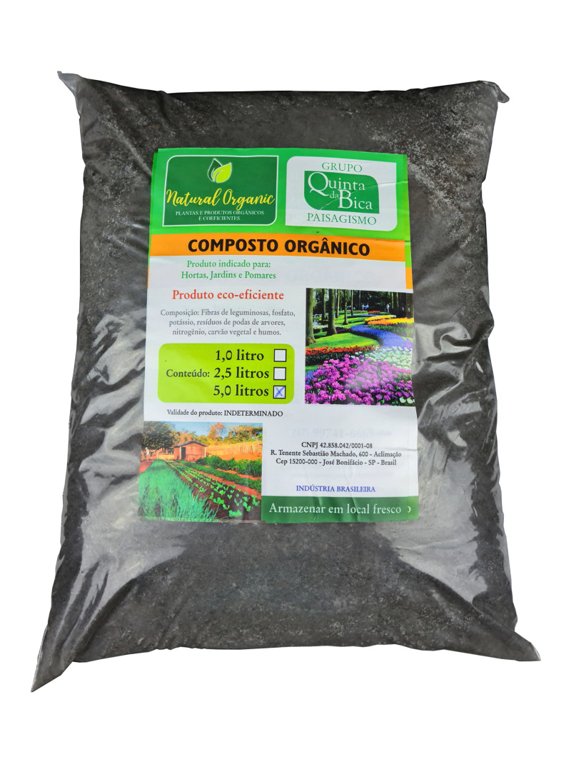 Composto Orgânico Adubo Pomar Frutífero 5L