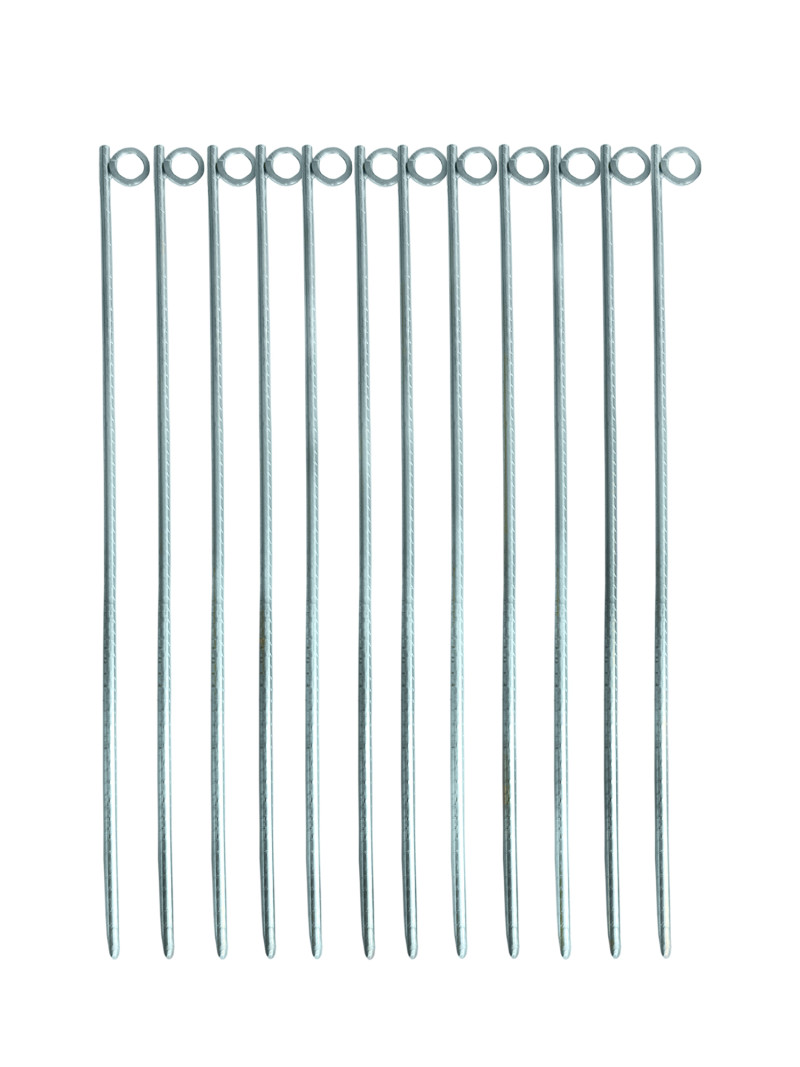 Estacas Para Barraca de Camping Kit C/ 12 Unidades Galvanizadas
