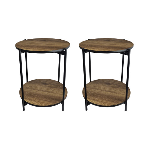 Mesa Dupla Articulada Lateral Moderna Para Sala, Quarto ou Escritório.