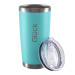 Copo térmico Gelado e Quente com tampa 591 ml Lucky - Gluck-Verde Agua