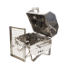 Churrasqueira Para Barco De Inox Com Suporte Grelha De Inox