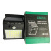 Luminária Solar Com Sensor De Movimento Para Parede - Preta