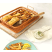 Assadeira Cesto Alças Fritadeira Forno Antiaderente Cerâmica