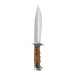 Faca Artesanal INOX 19cm Cabo em madeira K313A 