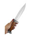 Faca Artesanal INOX 19cm Cabo em madeira K313A 