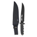 Faca Artesanal Preta INOX 34cm  
