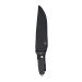 Faca Artesanal Preta INOX 34cm  