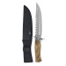 Faca Artesanal INOX 17cm Cabo em madeira A83