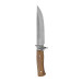 Faca Artesanal INOX 17cm Cabo em madeira A84