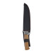Faca Artesanal INOX 17cm Cabo em madeira A84