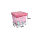 Puff Box Estampado Prático Guardar Brinquedos